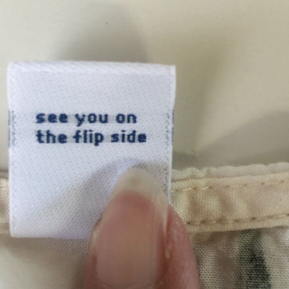 Old Navy Women’s White Floral Ruffle Flutter Short Sleeve Tropical Top Medium - Picture 4 of 14